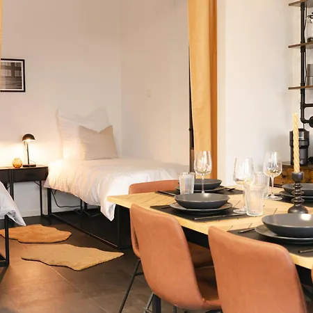 Industrial Apartment Fuer 8 - Gemeinsam Auf Reisen Schwetzingen Buitenkant foto